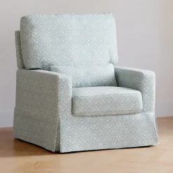 Crawford Pillowback Comfort Swivel Glider
