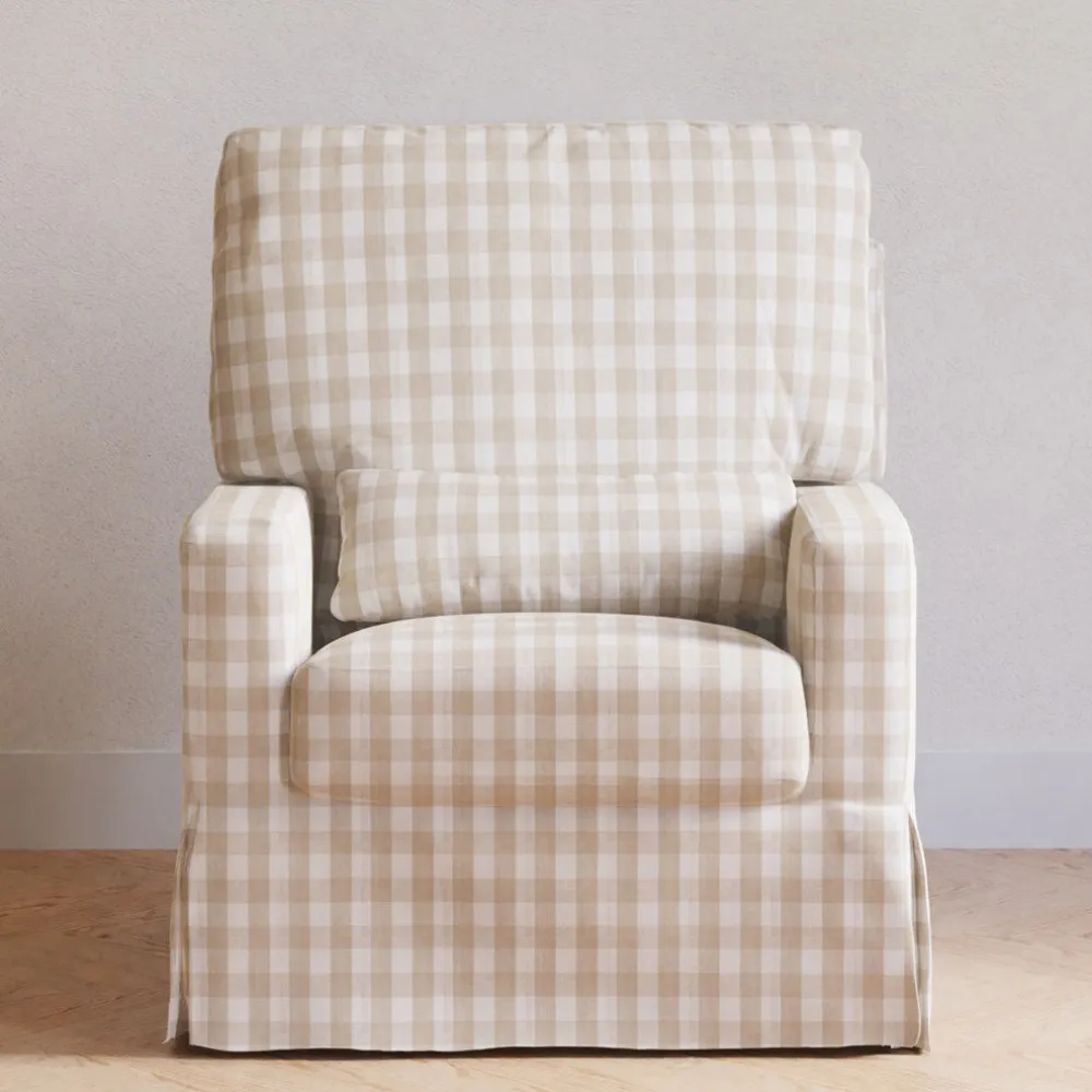Crawford Pillowback Comfort Swivel Glider