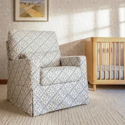 Crawford Pillowback Comfort Swivel Glider