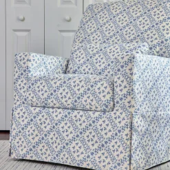 Crawford Pillowback Comfort Swivel Glider