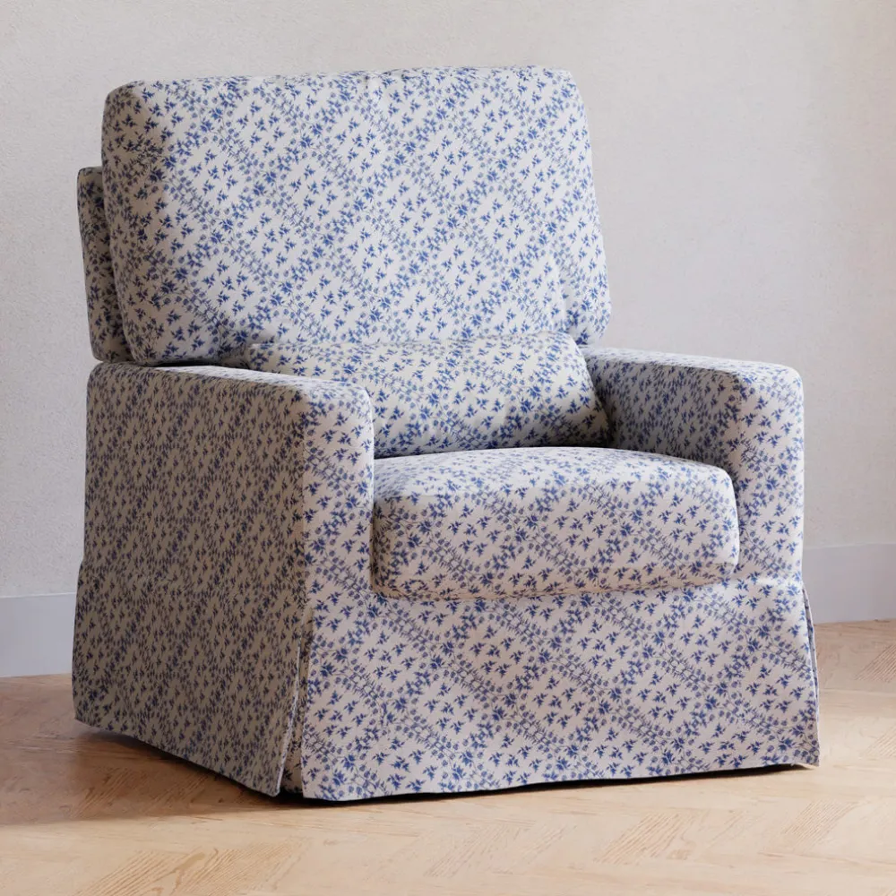 Crawford Pillowback Comfort Swivel Glider