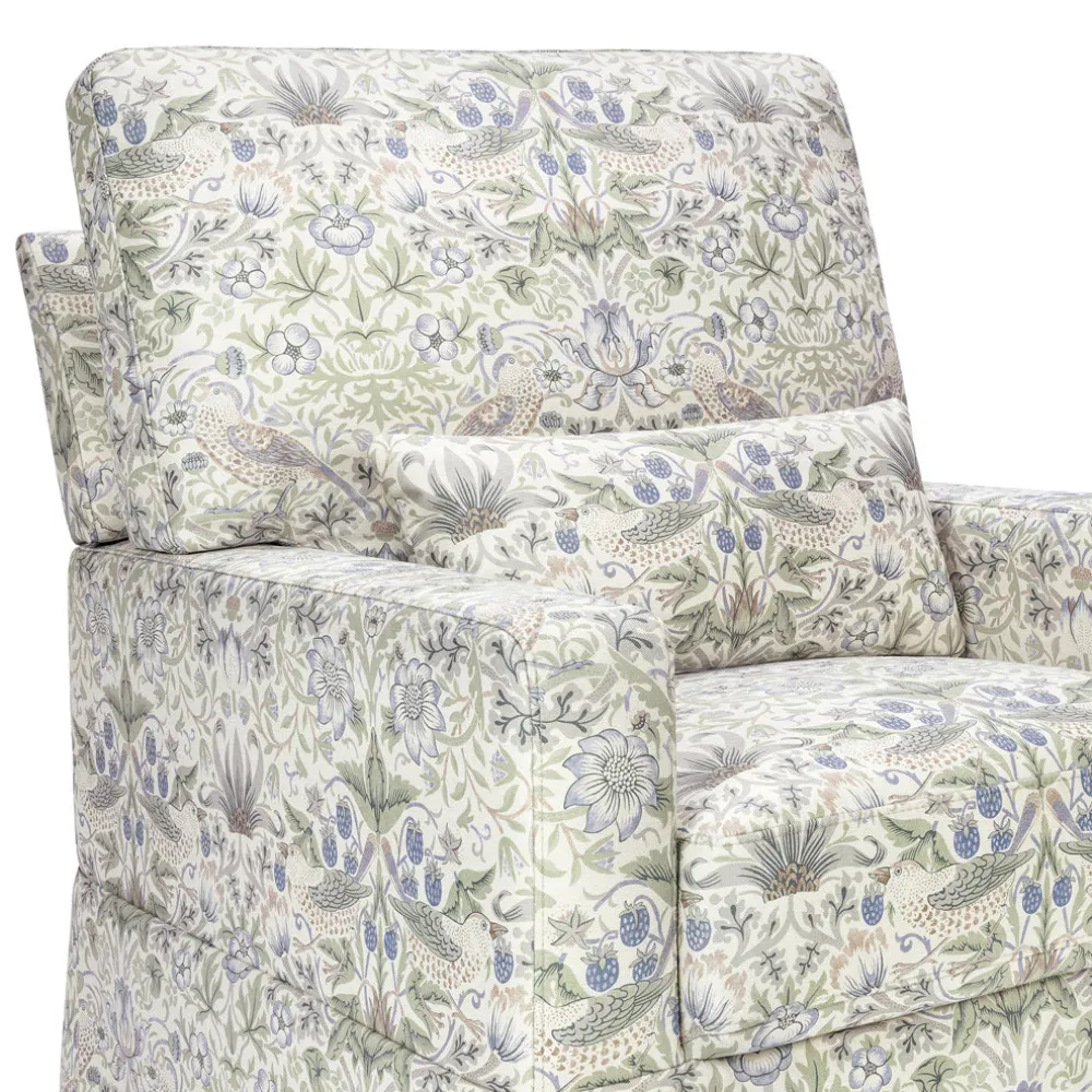 Crawford Pillowback Comfort Swivel Glider