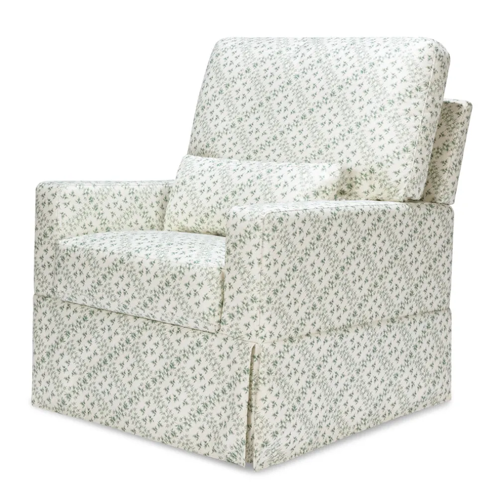 Crawford Pillowback Comfort Swivel Glider