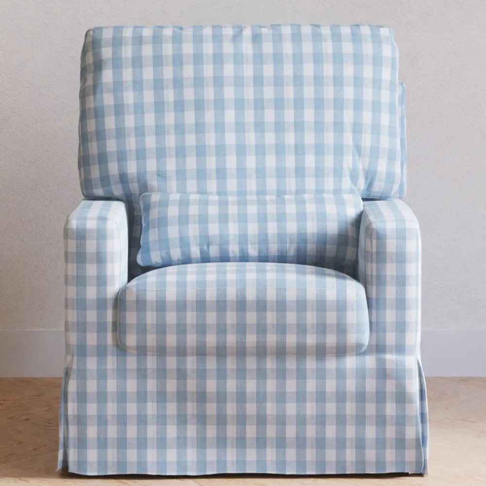Crawford Pillowback Comfort Swivel Glider