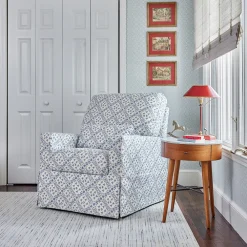 Crawford Pillowback Comfort Swivel Glider
