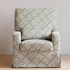 Crawford Pillowback Comfort Swivel Glider