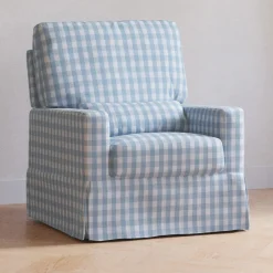 Crawford Pillowback Comfort Swivel Glider