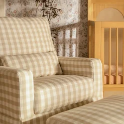 Crawford Pillowback Comfort Swivel Glider