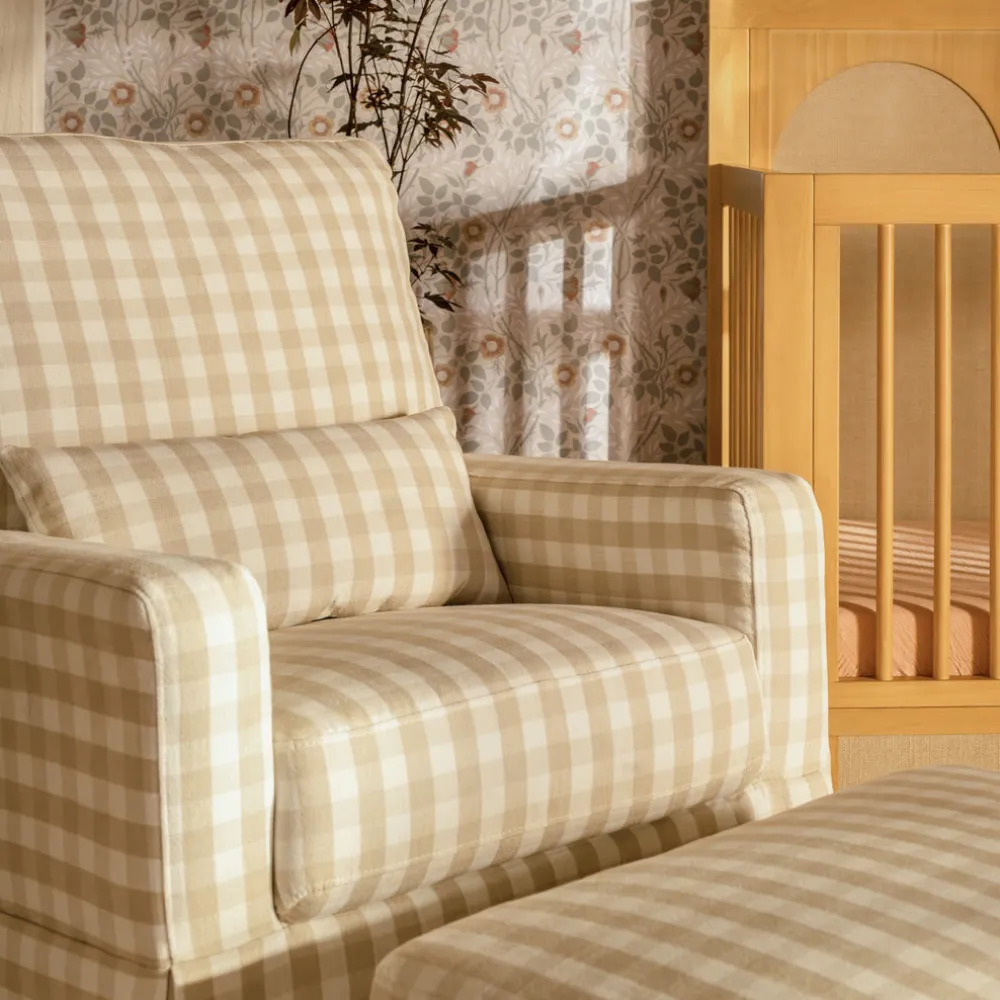 Crawford Pillowback Comfort Swivel Glider