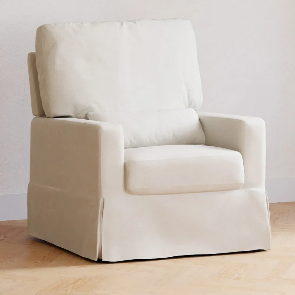 Crawford Pillowback Comfort Swivel Glider
