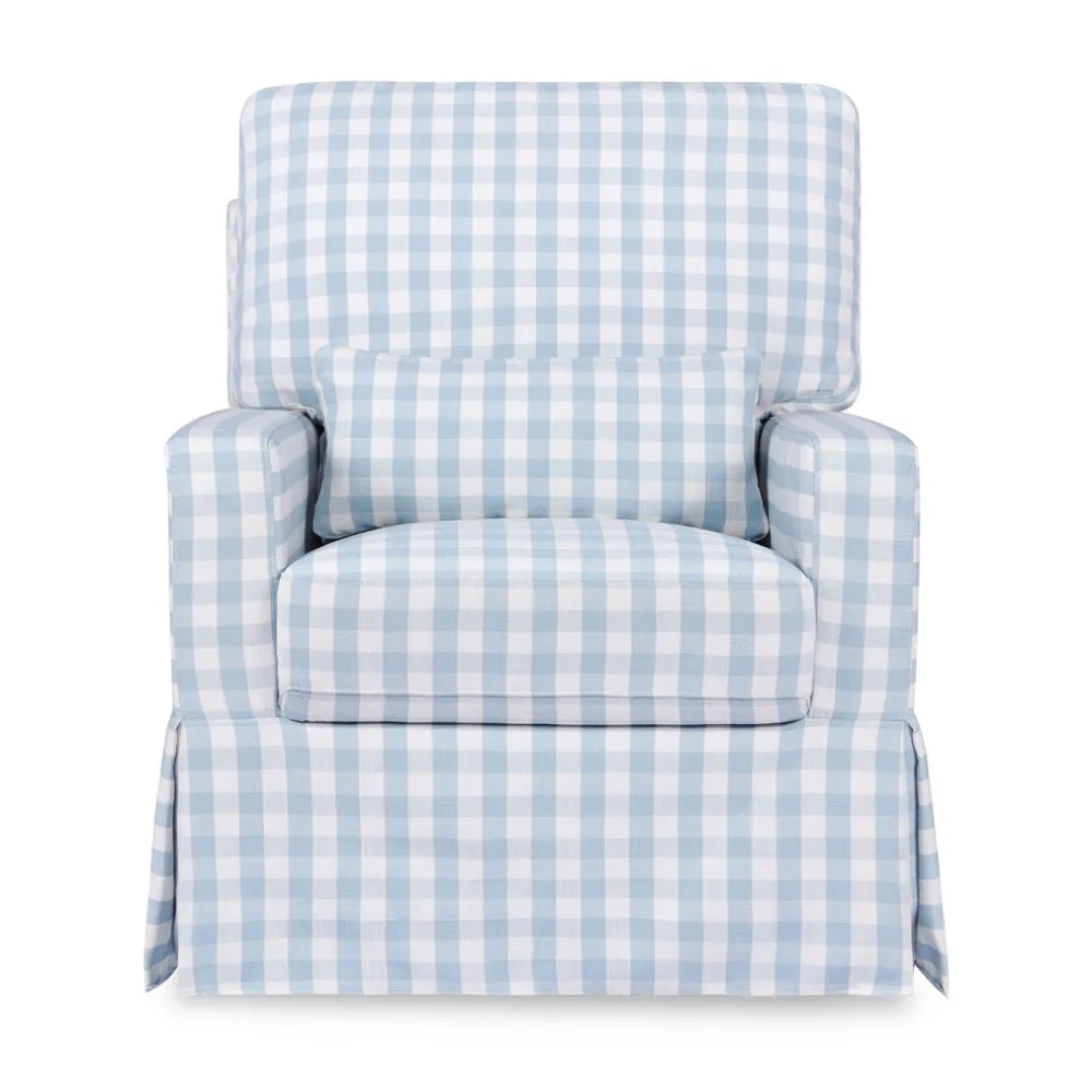 Crawford Pillowback Comfort Swivel Glider