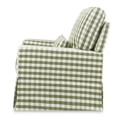 Crawford Pillowback Comfort Swivel Glider