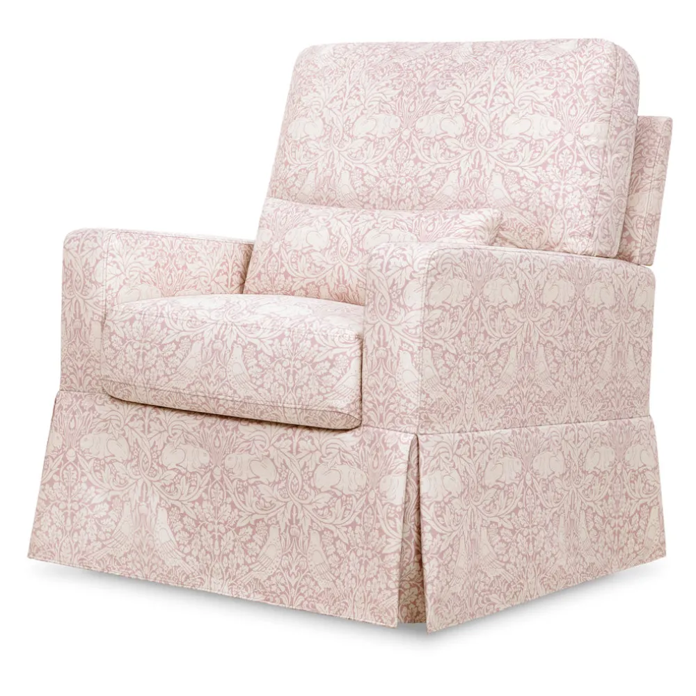 Crawford Pillowback Comfort Swivel Glider