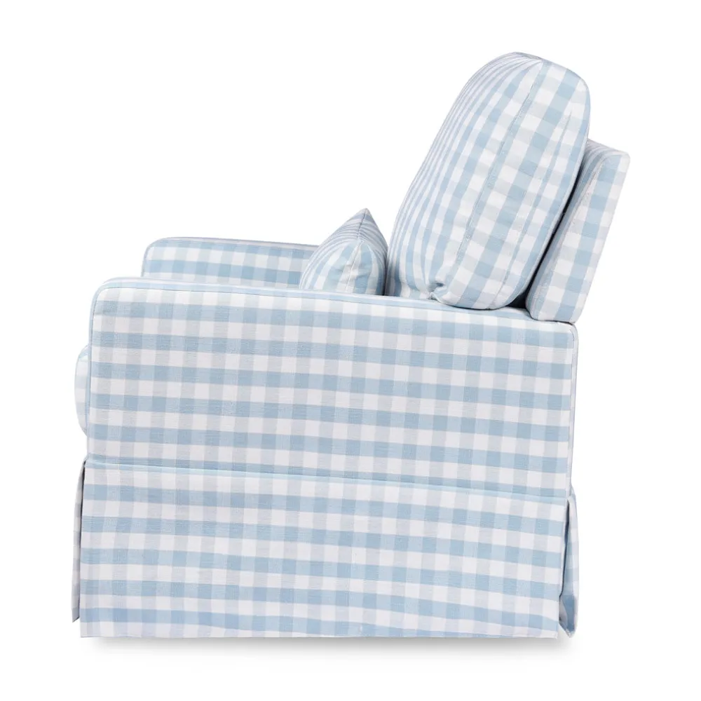 Crawford Pillowback Comfort Swivel Glider