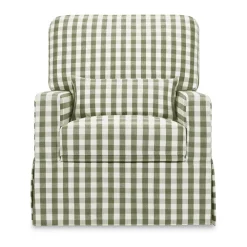 Crawford Pillowback Comfort Swivel Glider