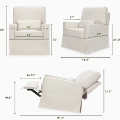 Crawford Recliner and Swivel Glider