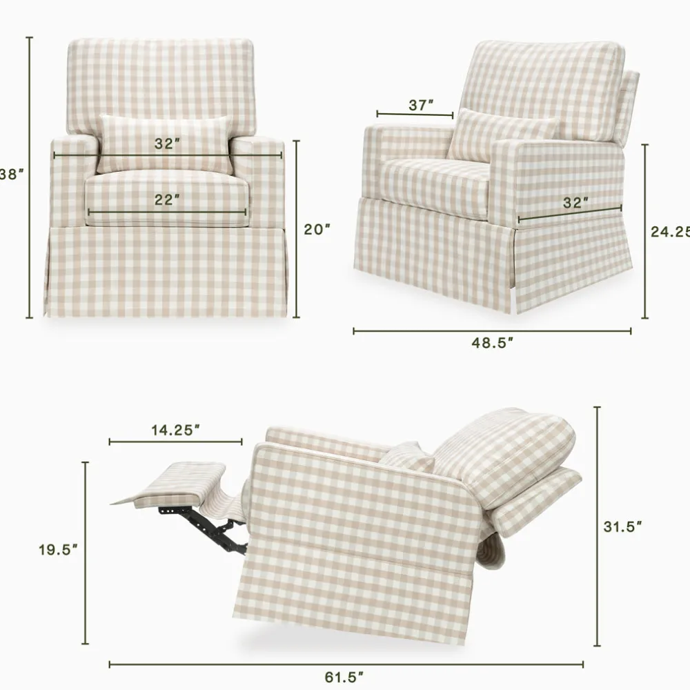 Crawford Recliner and Swivel Glider