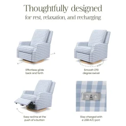 Crewe Electronic Recliner & Swivel Glider