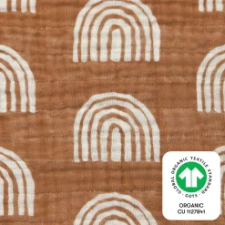 Crib Sheet In GOTS Certified Organic Muslin Cotton