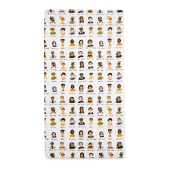 Crib Sheet In GOTS Certified Organic Muslin Cotton