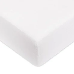 Crib Sheet In GOTS Certified Organic Muslin Cotton