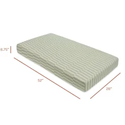 Crib Sheet In GOTS Certified Organic Muslin Cotton