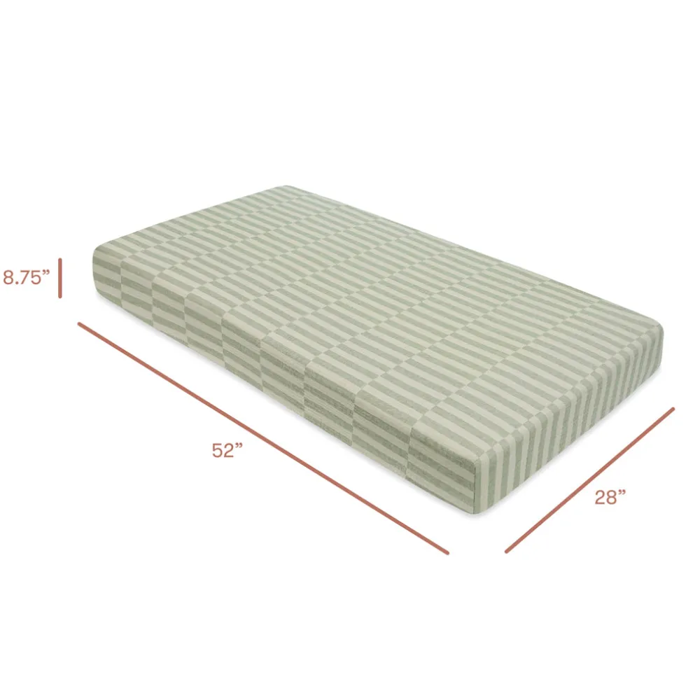 Crib Sheet In GOTS Certified Organic Muslin Cotton