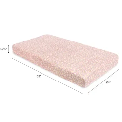 Crib Sheet In GOTS Certified Organic Muslin Cotton