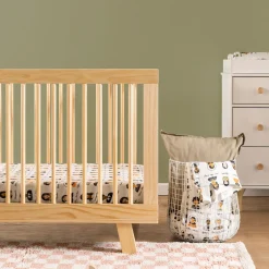 Crib Sheet In GOTS Certified Organic Muslin Cotton