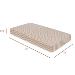 Crib Sheet In GOTS Certified Organic Muslin Cotton