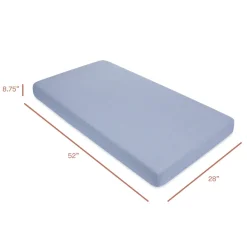 Crib Sheet In GOTS Certified Organic Muslin Cotton