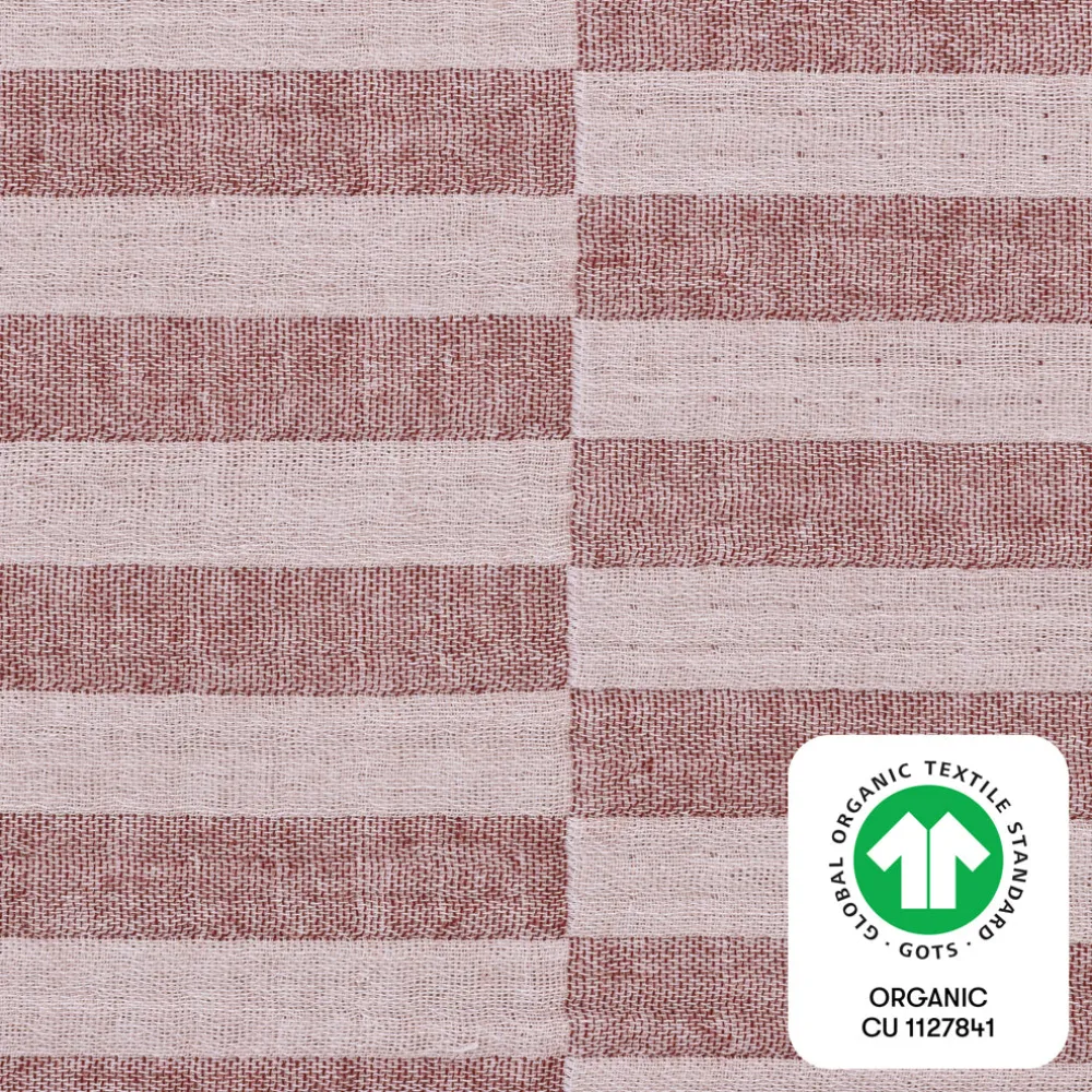 Crib Sheet In GOTS Certified Organic Muslin Cotton