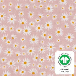 Crib Sheet In GOTS Certified Organic Muslin Cotton