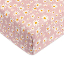 Crib Sheet In GOTS Certified Organic Muslin Cotton