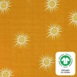 Crib Sheet In GOTS Certified Organic Muslin Cotton