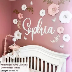 Custom Wooden Nursery Sign