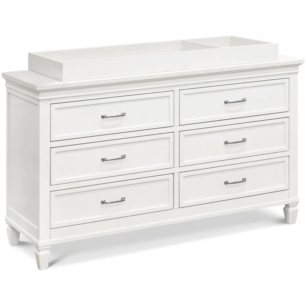 Darlington 6 Drawer Dresser In Warm White