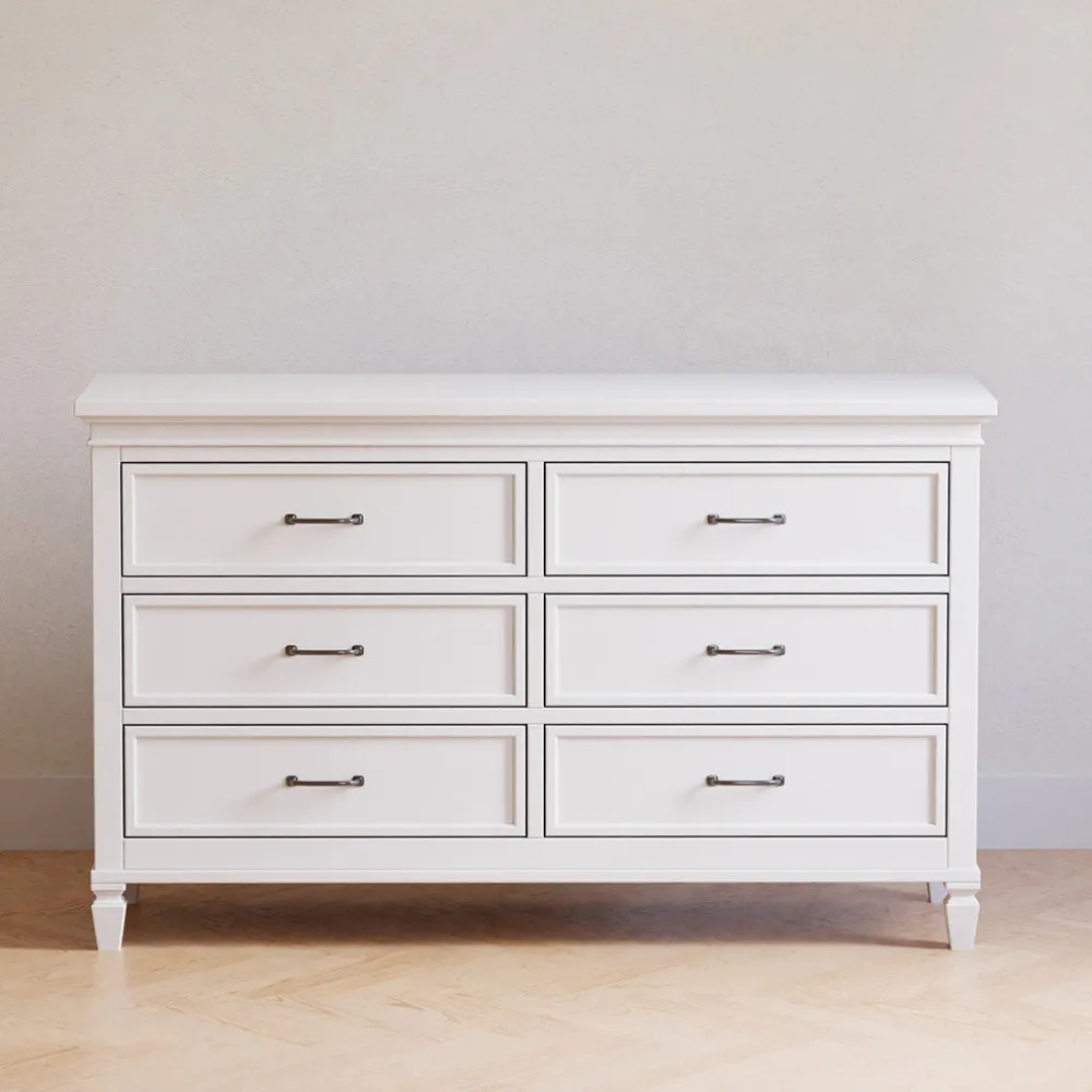 Darlington 6 Drawer Dresser In Warm White