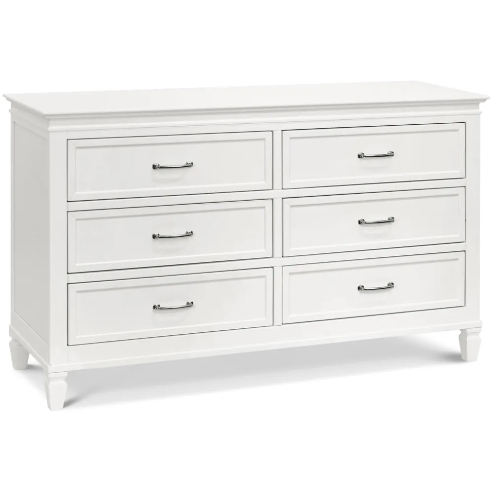 Darlington 6 Drawer Dresser In Warm White
