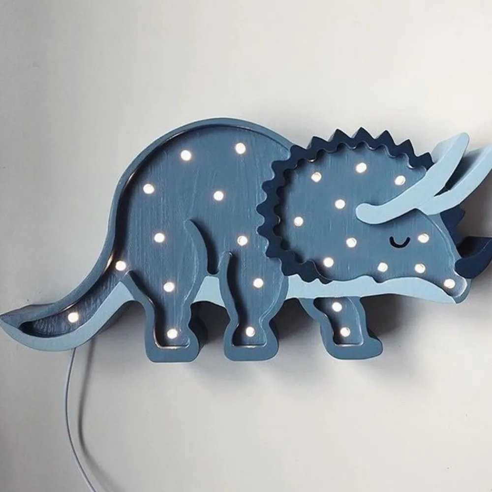 Dino Triceratops Lamp