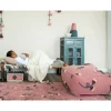 English Garden Ash Rose Pouffe