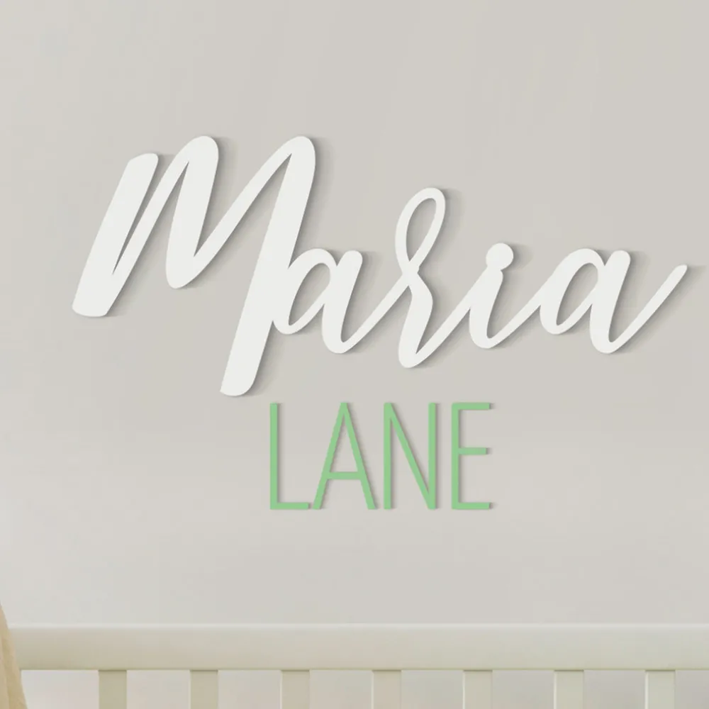 First & Middle Name Sign