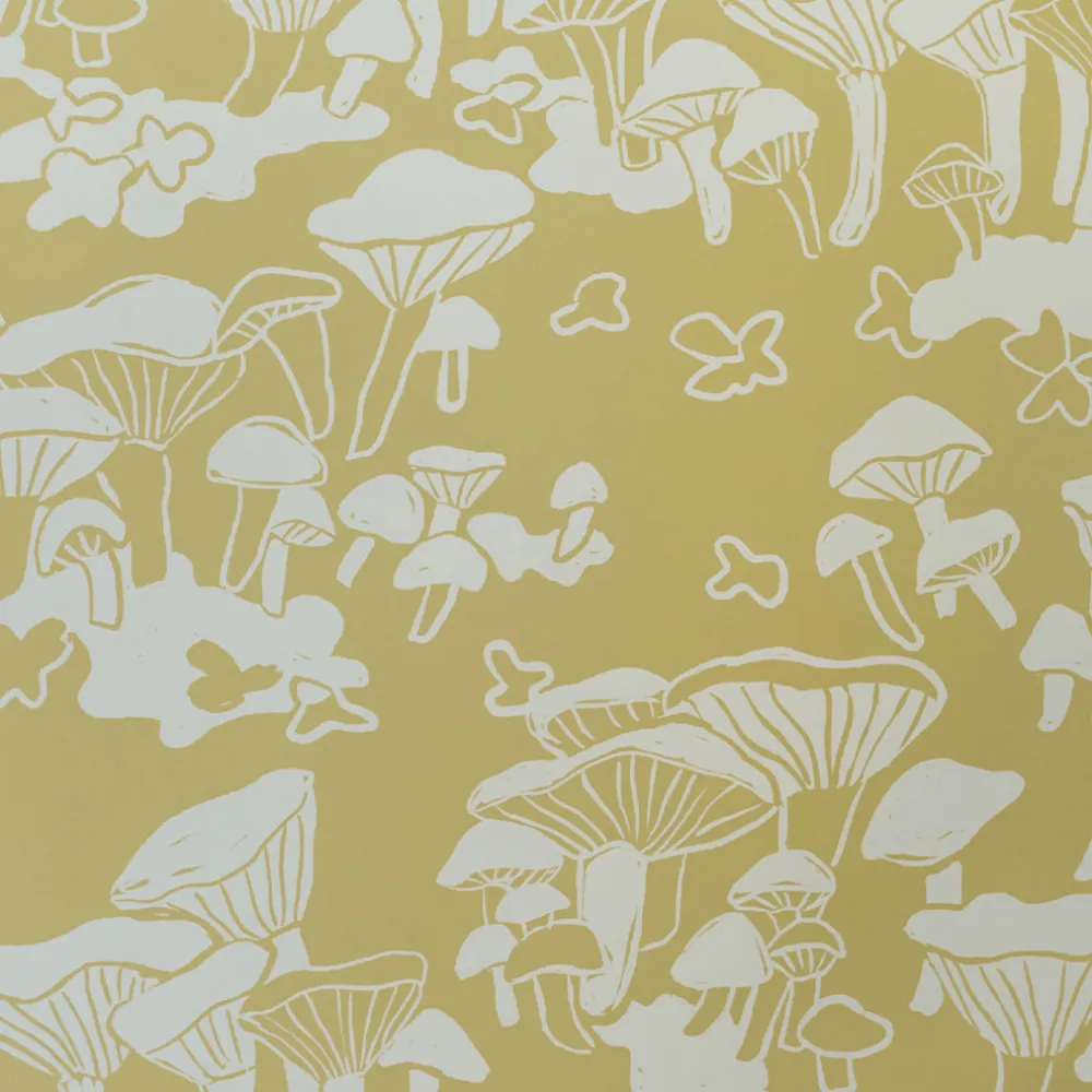 Forest Floor Mushroom Wallpaper