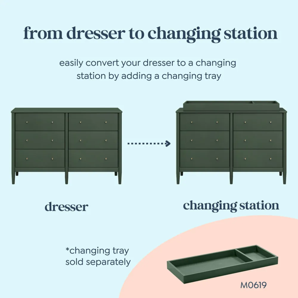 Frem 6-Drawer Dresser