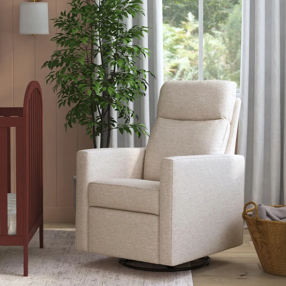 Gabby Pillowback Swivel Glider