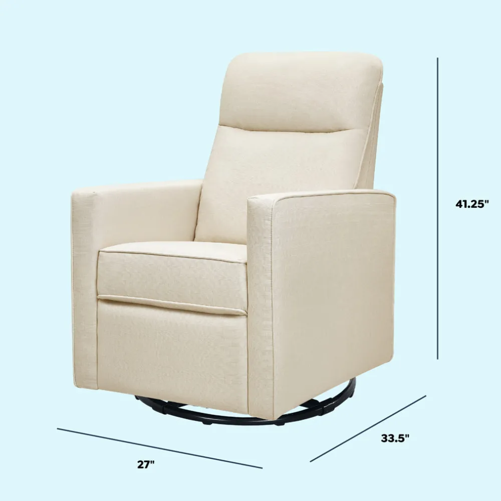 Gabby Pillowback Swivel Glider