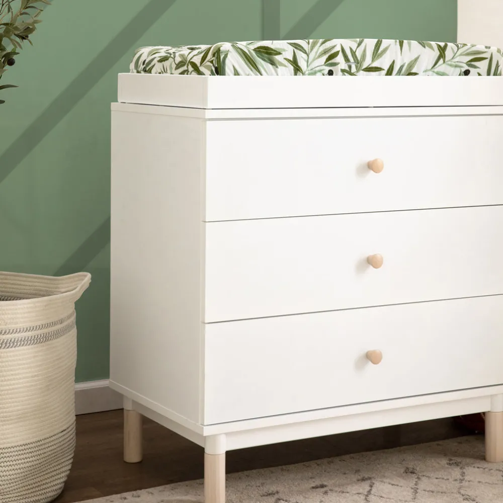 Gelato 3-Drawer Compact Changer Dresser with Removable Changing Tray (34")