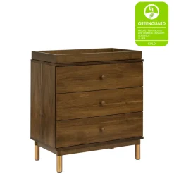 Gelato 3-Drawer Compact Changer Dresser with Removable Changing Tray (34
