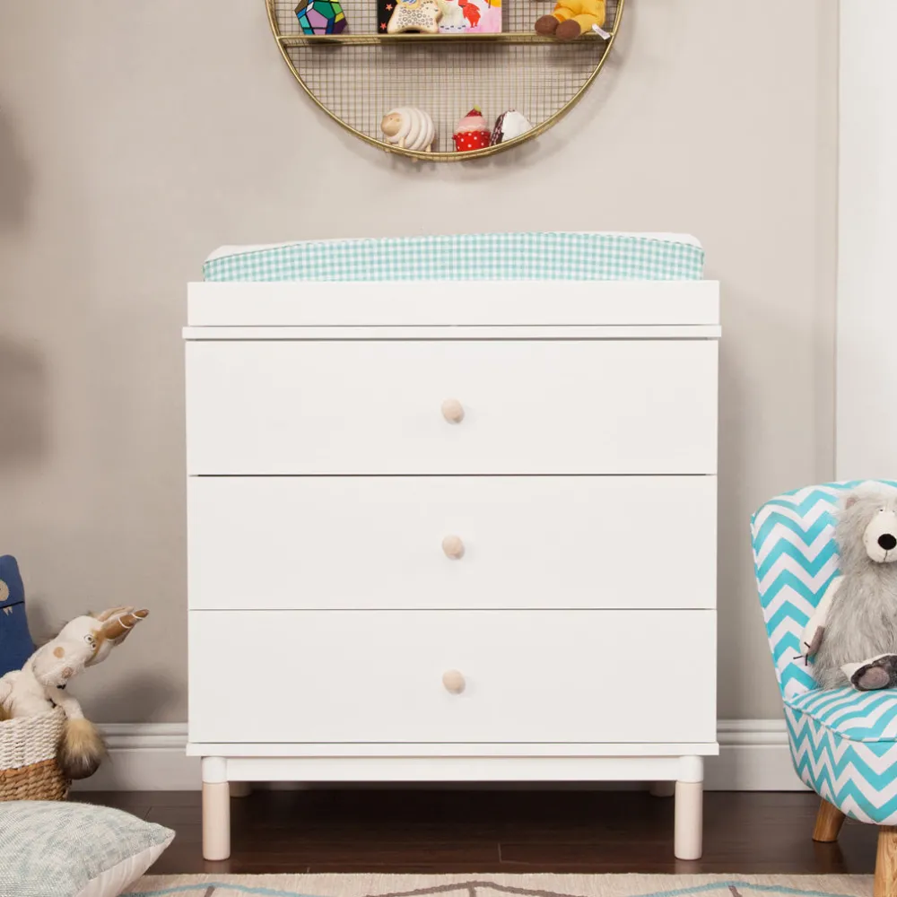 Gelato 3-Drawer Compact Changer Dresser with Removable Changing Tray (34")