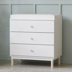 Gelato 3-Drawer Compact Changer Dresser with Removable Changing Tray (34